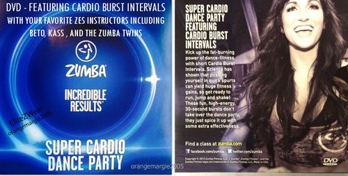 Zumba fitness dvd super - zumba, cardio