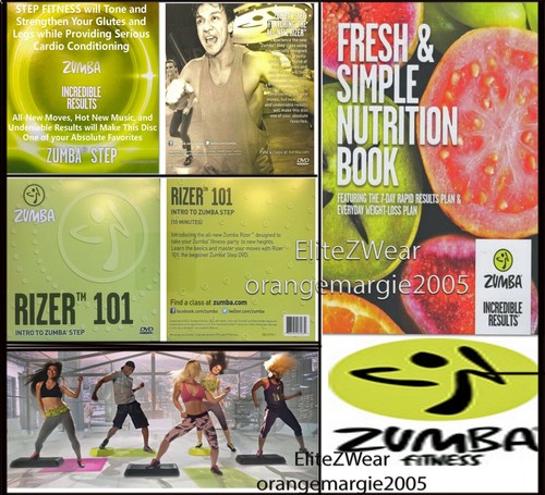 Zumba dvd set step - zumba,