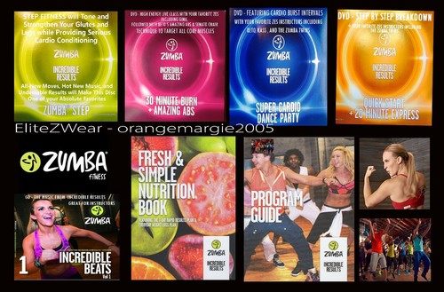 Zumba dvd incredible results - dvd,