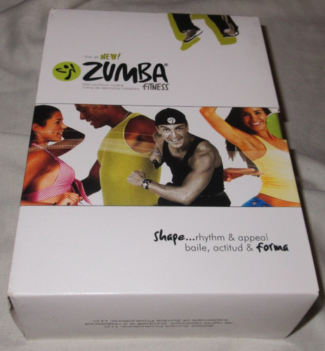 Zumba fitness dvd disc box - fitness, 4-disc